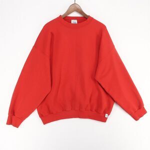 Vintage Discus‎ Blank Sweatshirt Mens 2XL Red Crew Neck USA Made